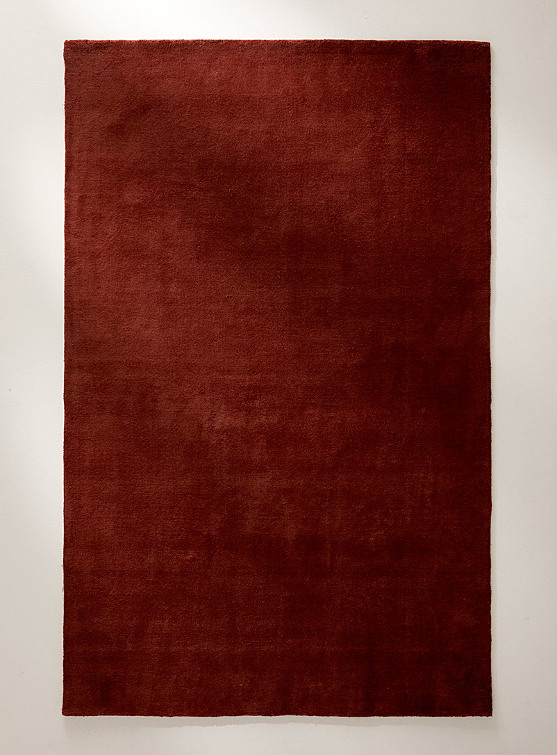 Simons Maison Ruby Red Tufted wool rug See available sizes