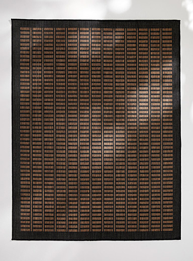 Simons Maison: Le tapis int&eacute;rieur et ext&eacute;rieur effet panier Voir nos formats offerts Noir
