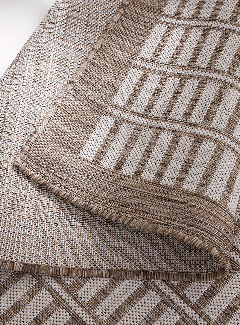 Simons Maison: Le tapis int&eacute;rieur et ext&eacute;rieur effet panier Voir nos formats offerts Ivoire - Beige cr&egrave;me