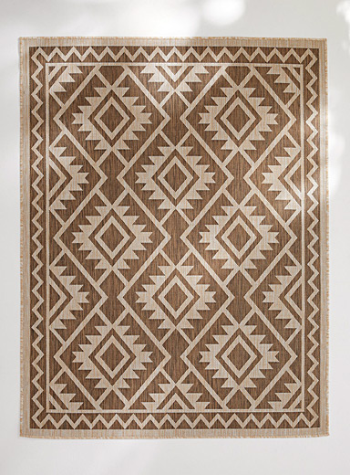 Le tapis int&eacute;rieur et ext&eacute;rieur g&eacute;om&eacute;trie naturelle Voir nos formats offerts