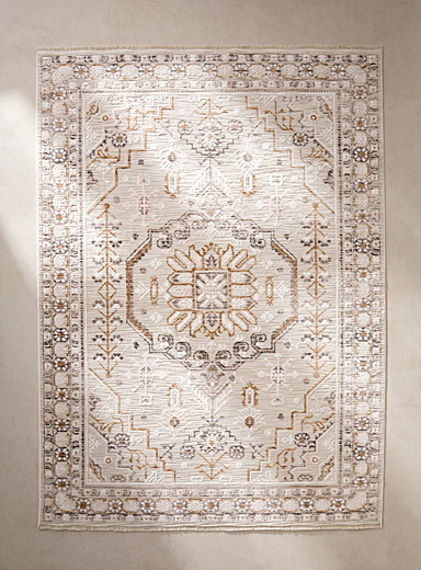 Le petit tapis artisanal géométrie naturelle Voir nos formats offerts, Simons Maison