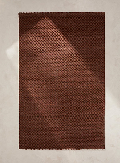 Simons Maison: Le tapis artisanal nou&eacute; laine chin&eacute;e Voir nos formats offerts Taupe