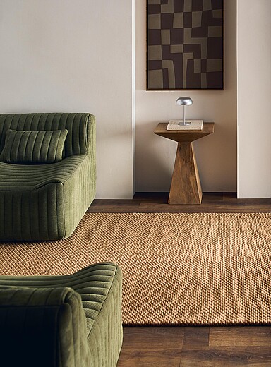 Simons Maison: Le tapis artisanal laine nou&eacute;e Voir nos formats offerts Ivoire - Beige cr&egrave;me