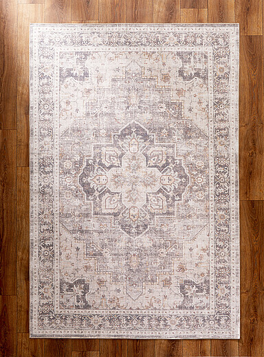 Simons Maison: Le tapis mosa&iuml;que g&eacute;o estomp&eacute;e Voir nos formats offerts Gris &agrave; motifs