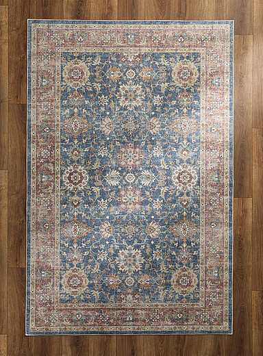Simons Maison Patterned Red Faded floral fresco rug See available sizes