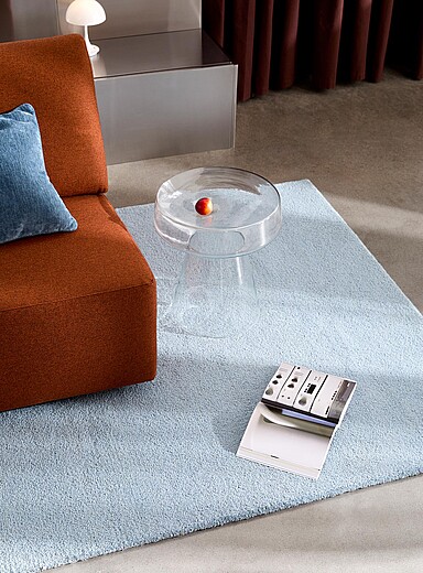 Le tapis artisanal uni pure laine Voir nos formats offerts