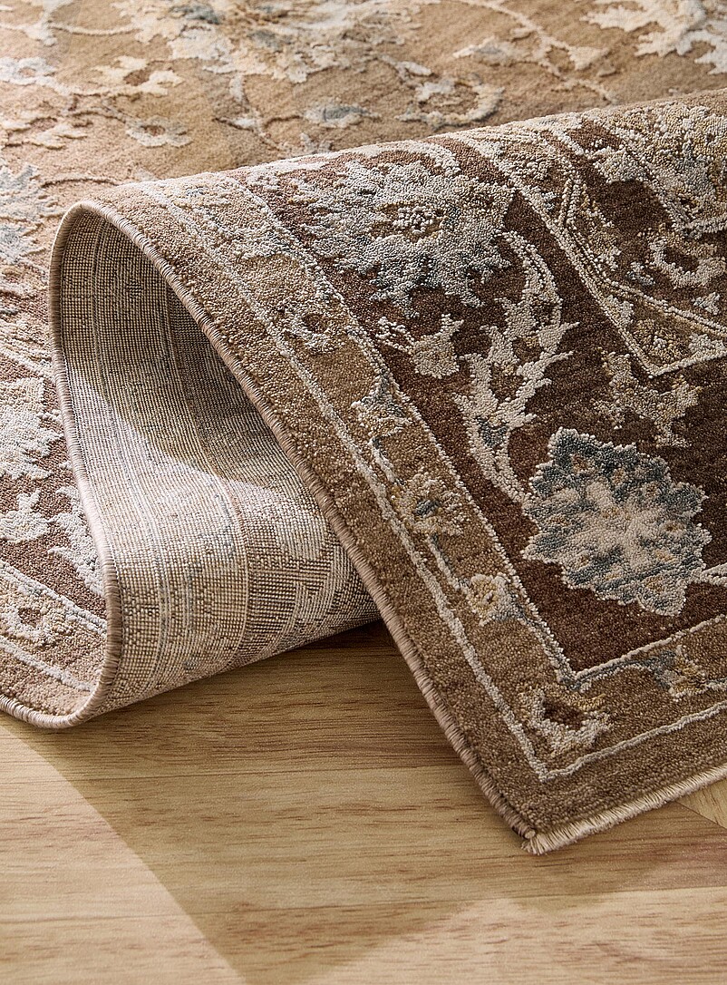 Simons Maison: Le tapis floraison opulente Voir nos formats offerts Gris &agrave; motifs