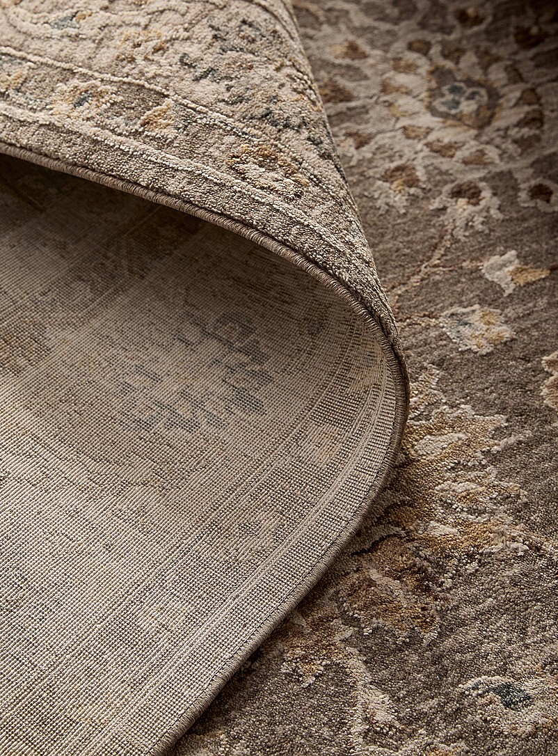 Simons Maison: Le tapis floraison opulente Voir nos formats offerts Gris &agrave; motifs