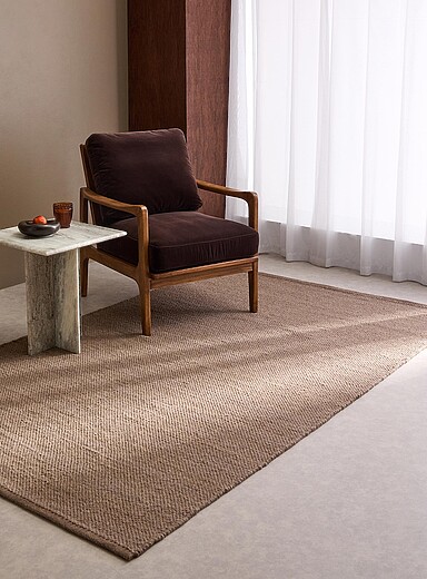 Le tapis artisanal effet minigalets Voir nos formats offerts