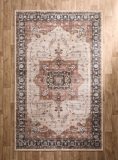 Simons Maison Patterned Brown Faded pattern rug See available sizes