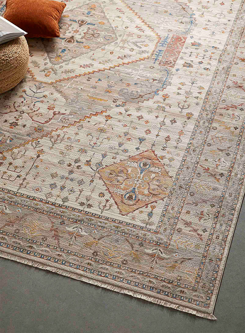 Simons Maison Assorted beige Blooming medallion rug See available sizes