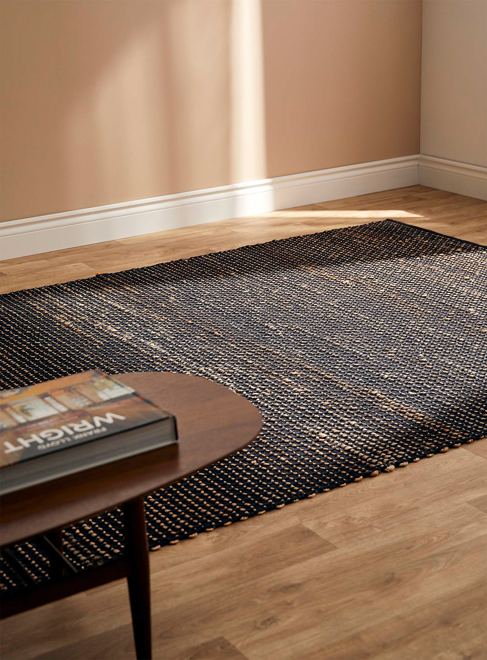 Simons Maison Diagonal Lines Rug See Available Sizes In Patterned Black
