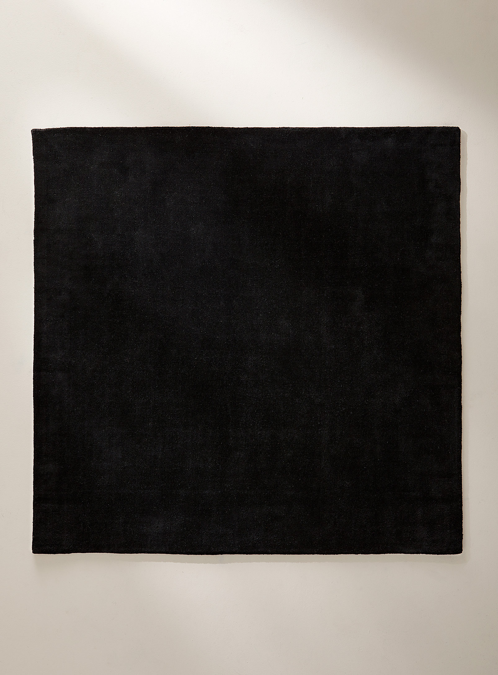 Simons Maison Tufted Wool Square Rug 185 X 185 Cm In Black