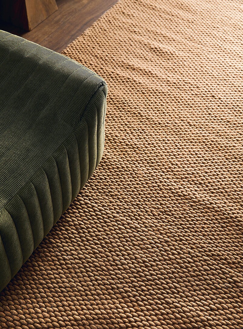 Knotted wool artisanal rug See available sizes product image 2
