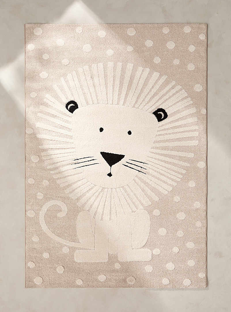 Curious Lion Rug See Available Sizes