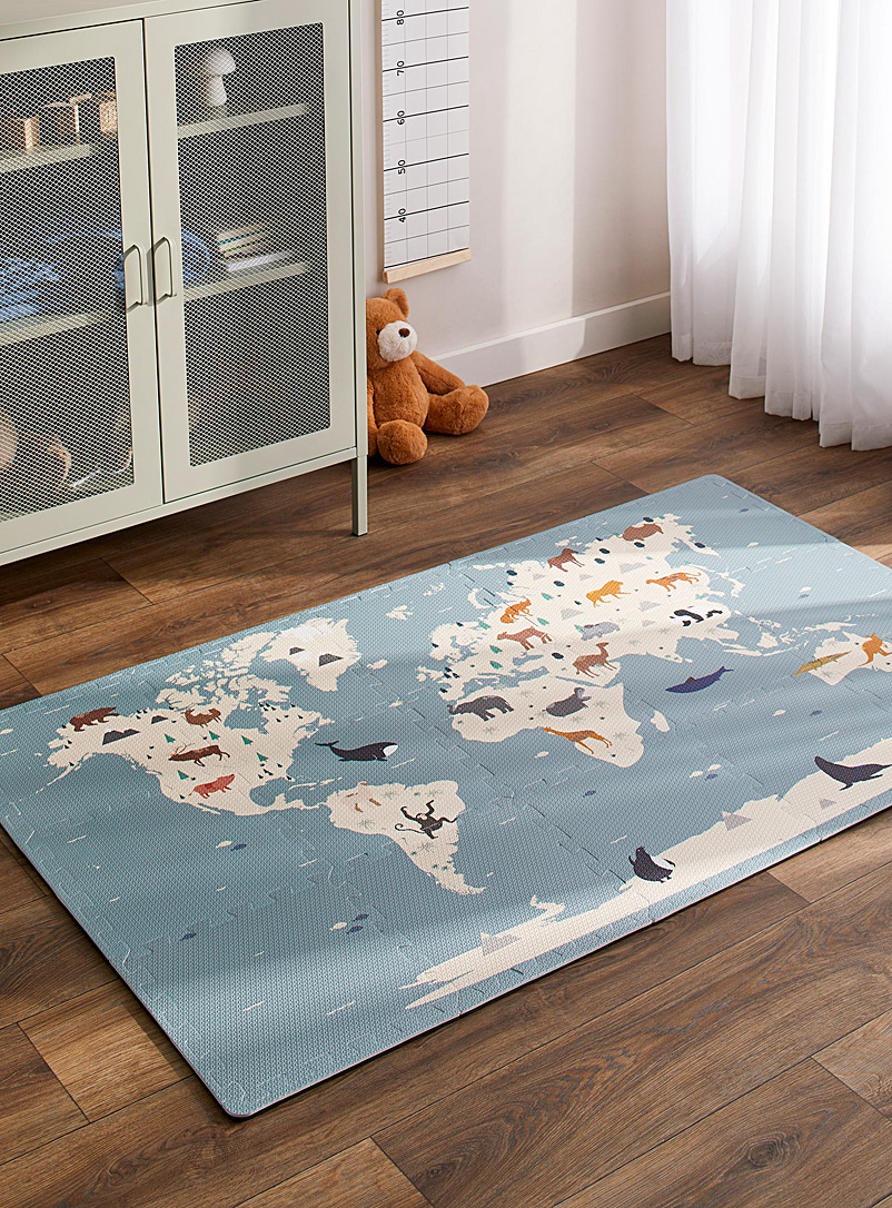 Animal kingdom puzzle playmat 15 interlocking tiles product image (primary)