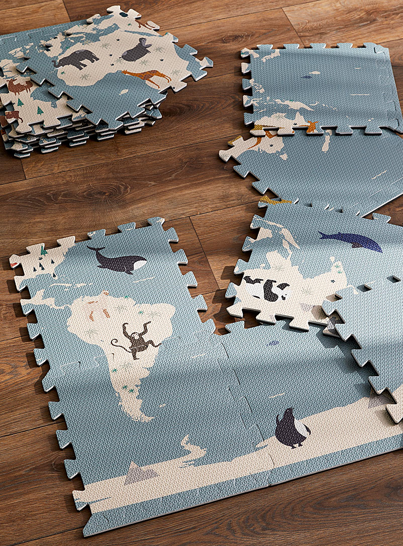 Animal kingdom puzzle playmat 15 interlocking tiles product image 2