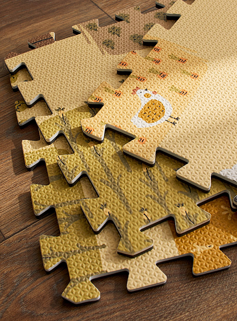 Farm life puzzle playmat 15 interlocking tiles product image 3