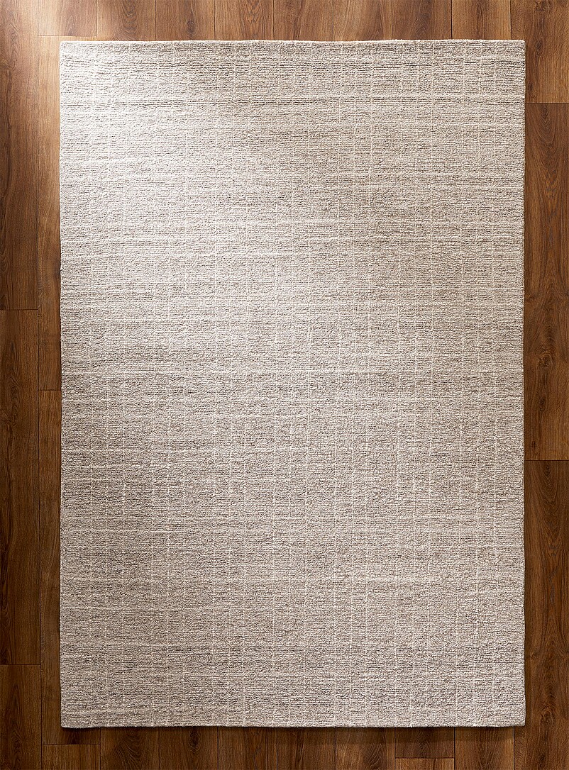 Finely Checkered Artisanal Rug See Available Sizes