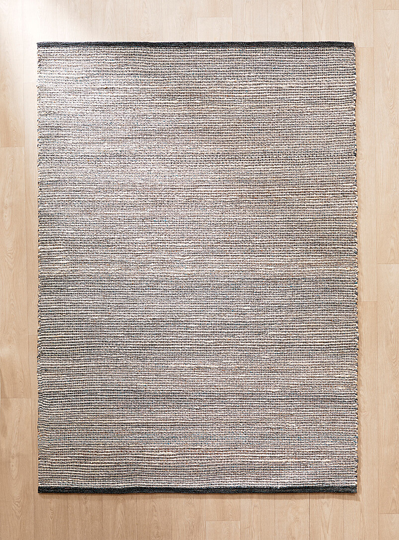 Woven stripes reversible artisanal rug See available sizes product image (primary)