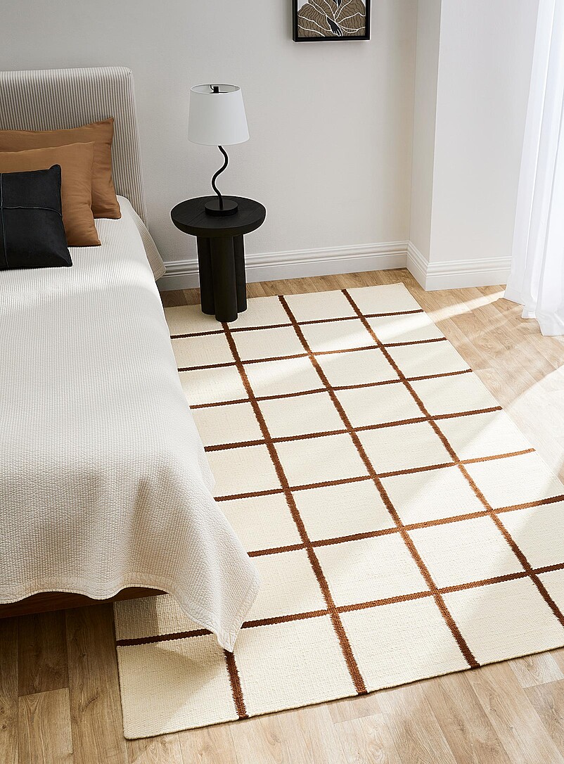 Finely Checkered Reversible Artisanal Rug See Available Sizes