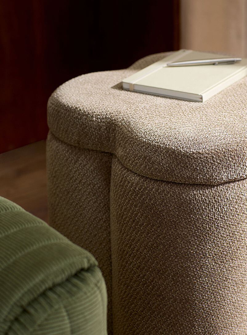 Tero floral silhouette ottoman product image 2