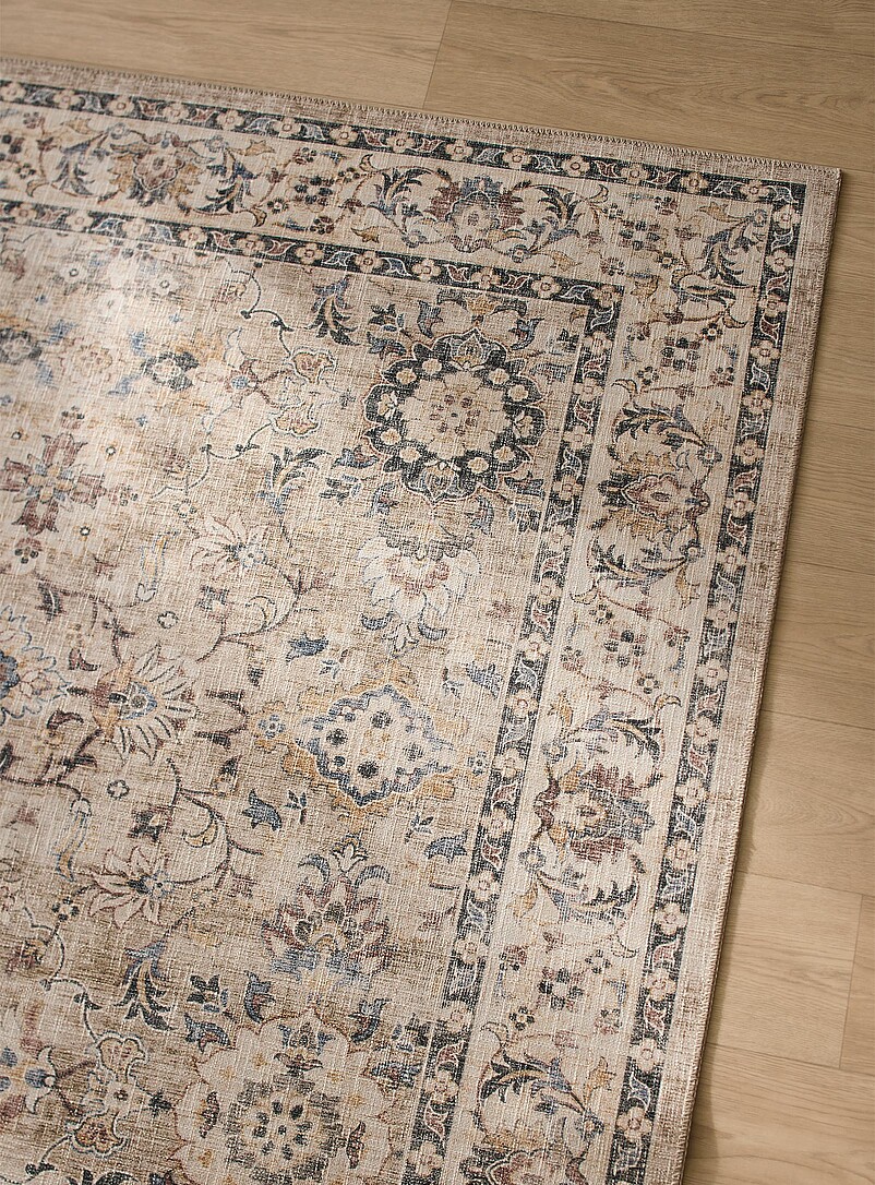 Faded floral fresco rug See available sizes product image 2