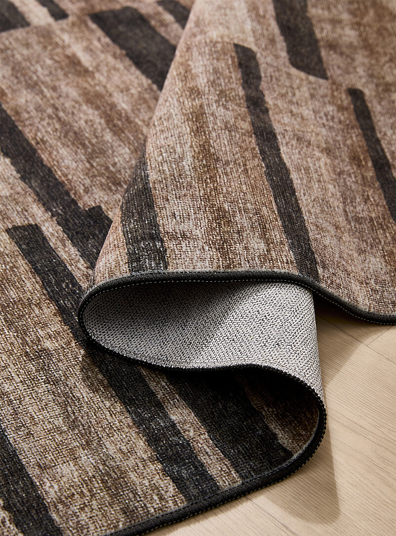 Vibrant segmented stripes rug See available sizes product image 2