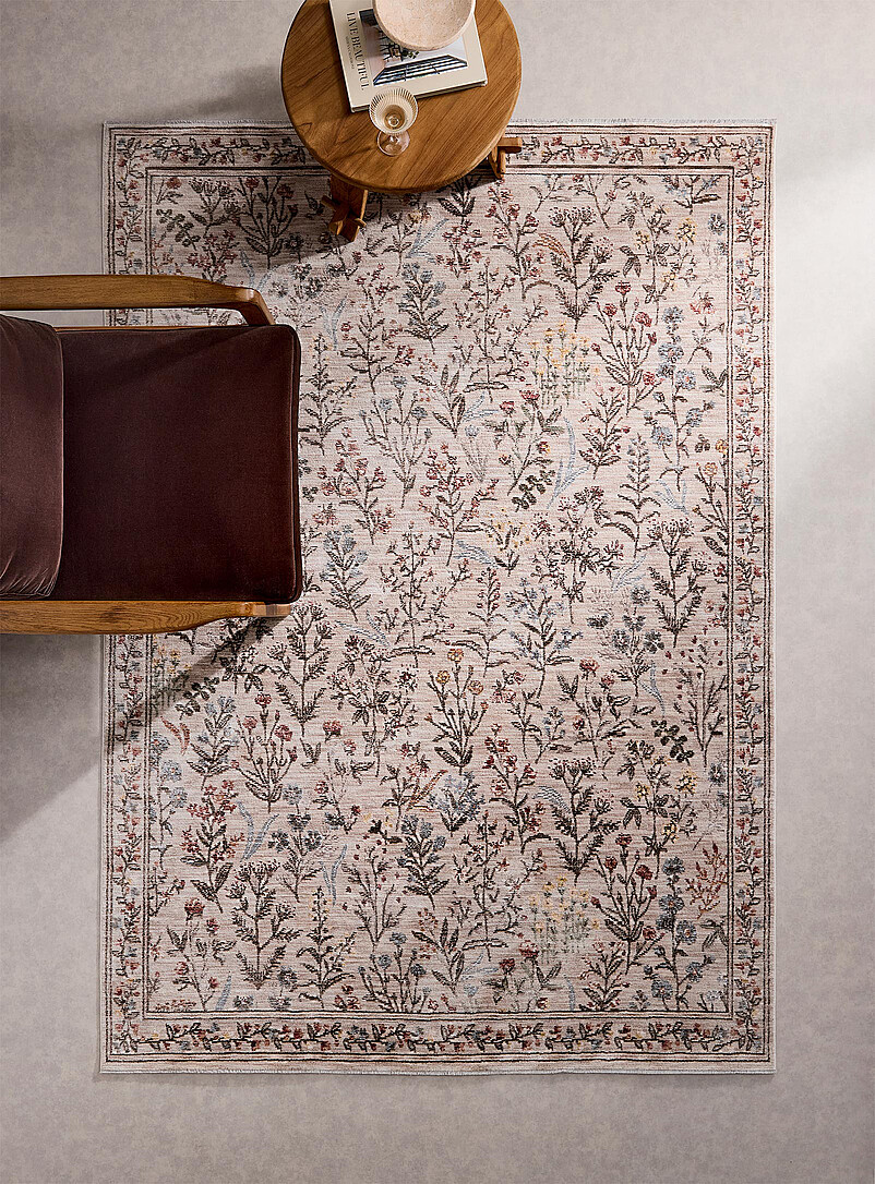 Scattered Branches And Flowers Rug See Available Sizes