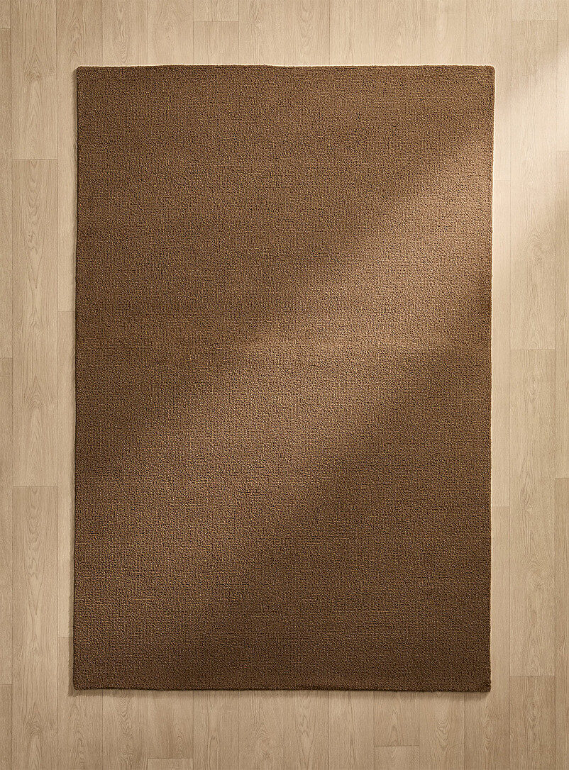 Plain Pure Wool Handcrafted Rug See Available Sizes