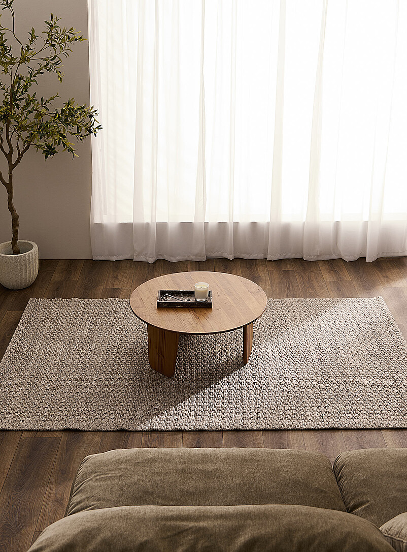 Deconstructed stripes handcrafted rug See available sizes product image (primary)