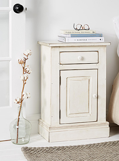 Springwater Woodcraft Black Rural nightstand