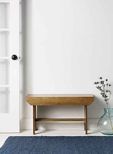 Le banc Bucket rustique