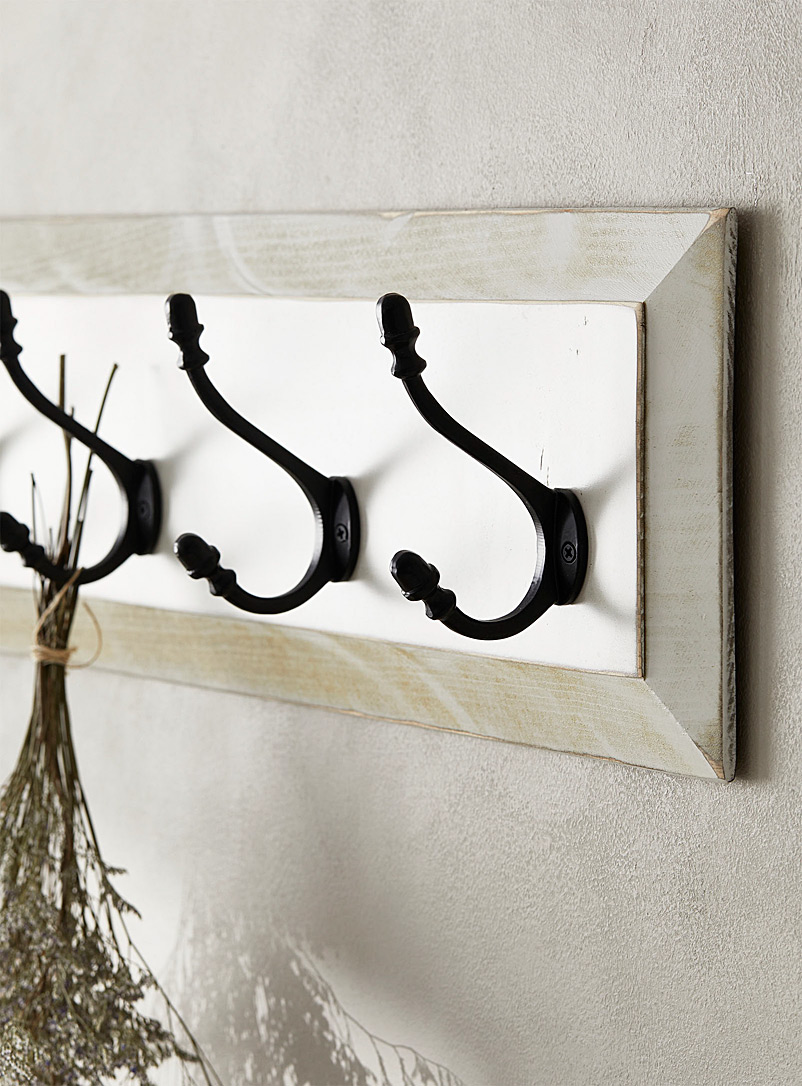 Antique 5-hook wall coat rack | Springwater Woodcraft | | Simons