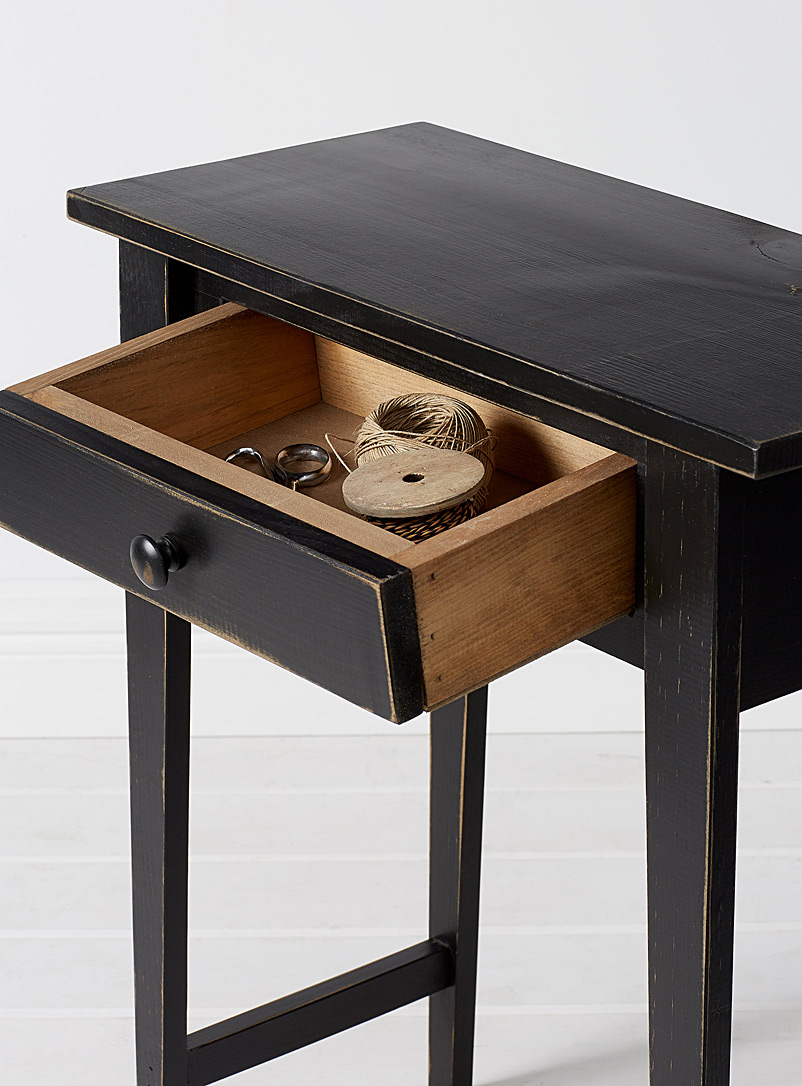 Vintage black Hall accent table product image 2