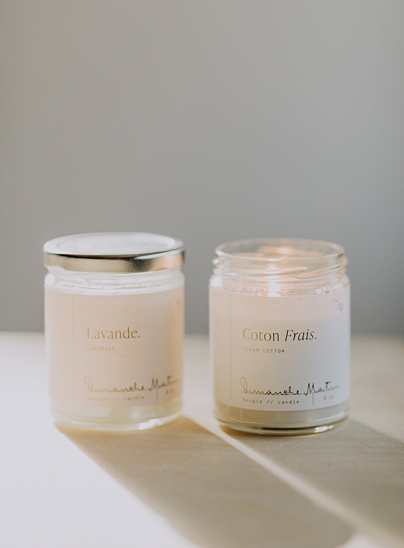 Dimanche Matin White Homebody candle set