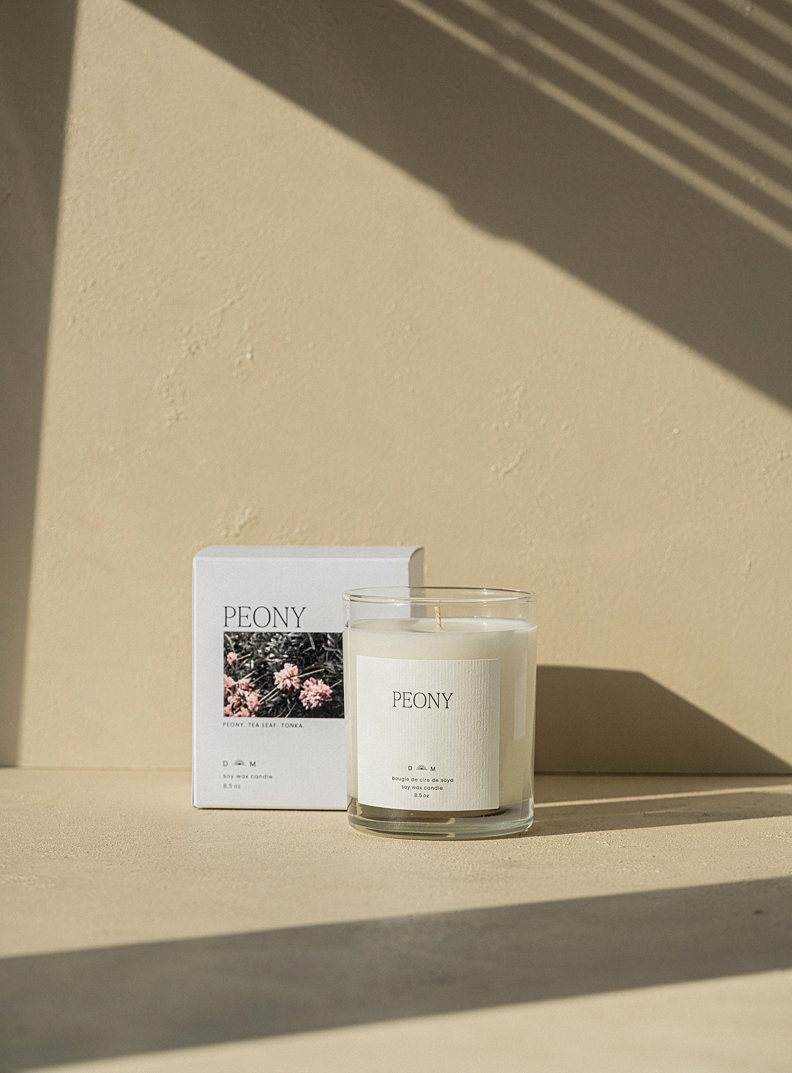 Dimanche Matin - Peony candle