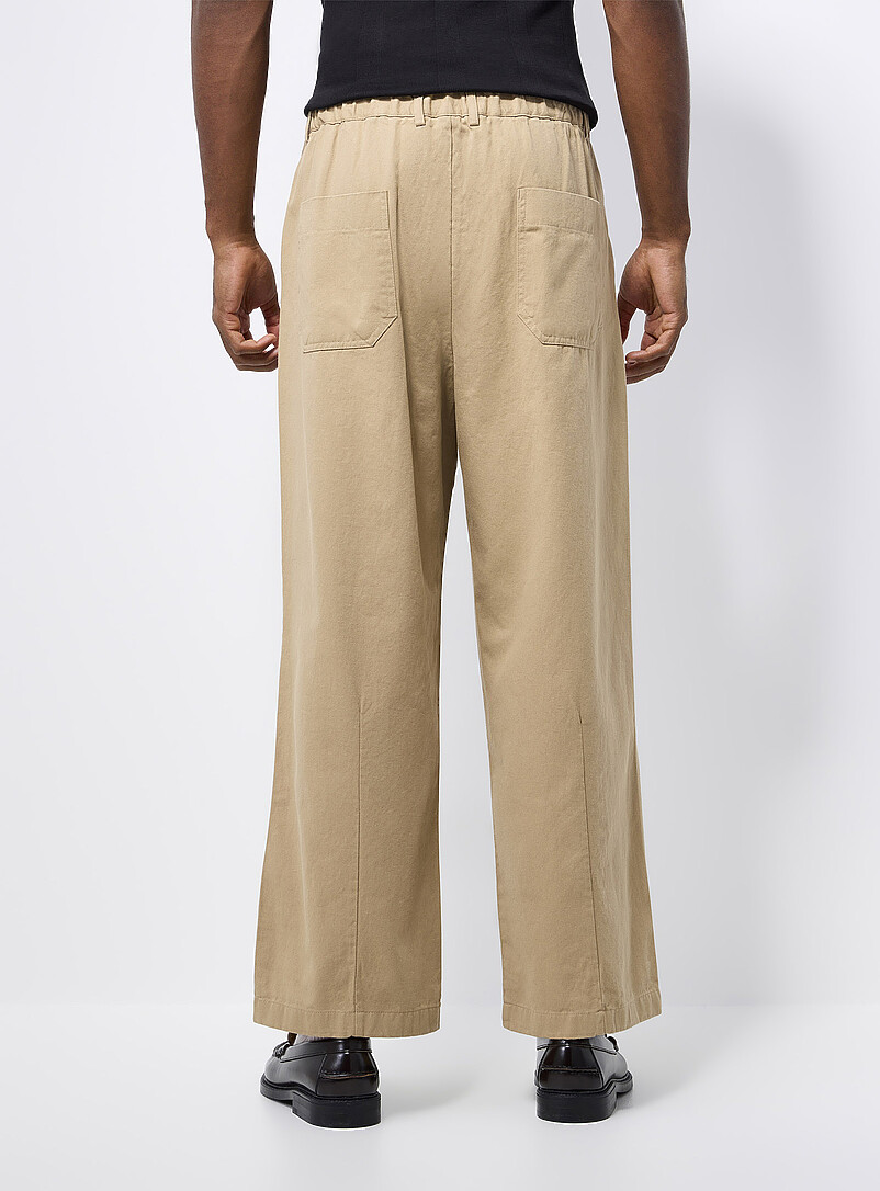Pleated wide-leg chinos Imported from Seoul product image 3