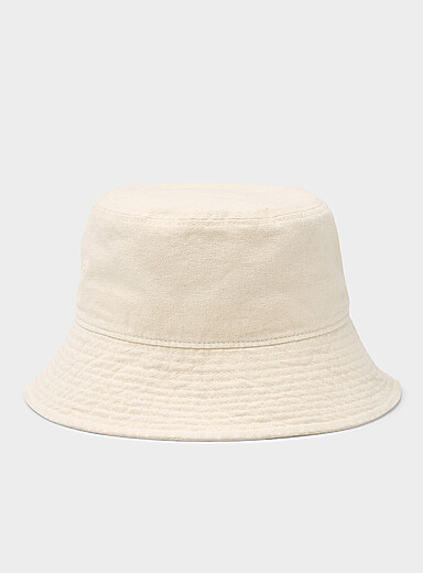 Washed solid bucket hat <b>Imported from Seoul</b>