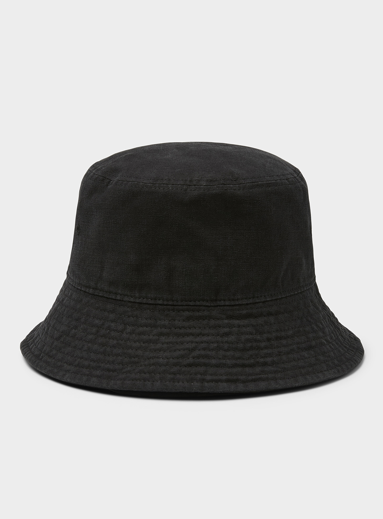 Djab Washed Solid Bucket Hat Imported From Seoul