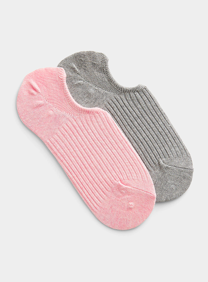 2 paires de chaussettes beige naturel protège pieds neuves 35/38 Well 2 paires de chaussettes beige naturel protège pieds neuves 35/38 Well
