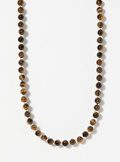 Le collier billes &oelig;il de tigre