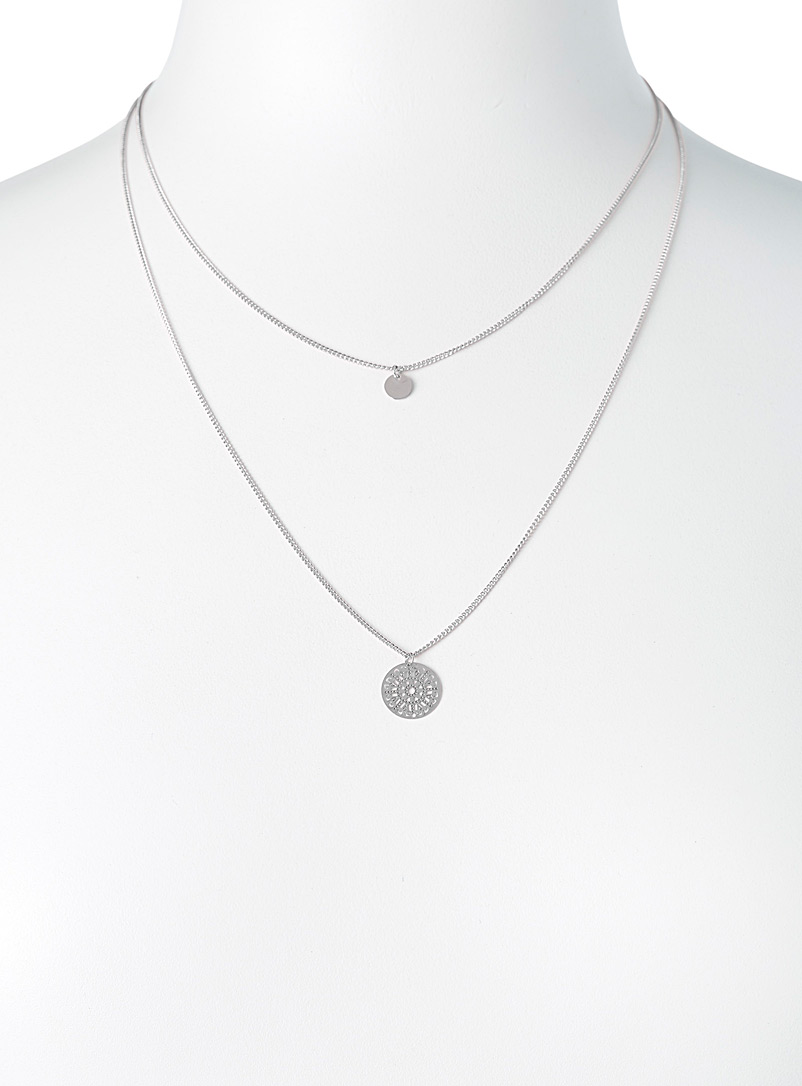 Mandala two-row necklace product image 2