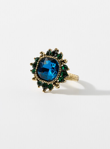 Colourful stone decorative ring | Simons | Shop Women's Rings Online ...