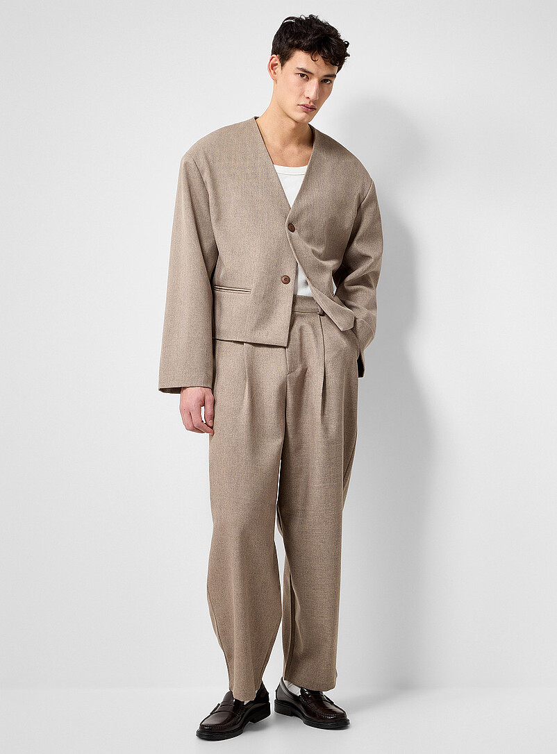 Le 31 Sand Micro-check jacket <b>Imported from Seoul</b> for men