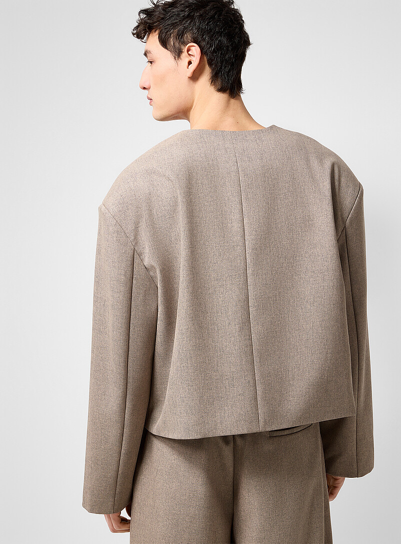 Le 31 Sand Micro-check jacket <b>Imported from Seoul</b> for men