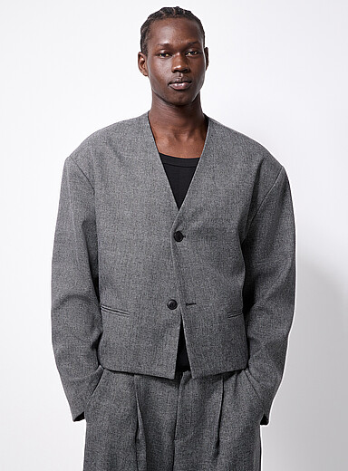 Le veston microcarreaux <b>Collection de S&eacute;oul</b>