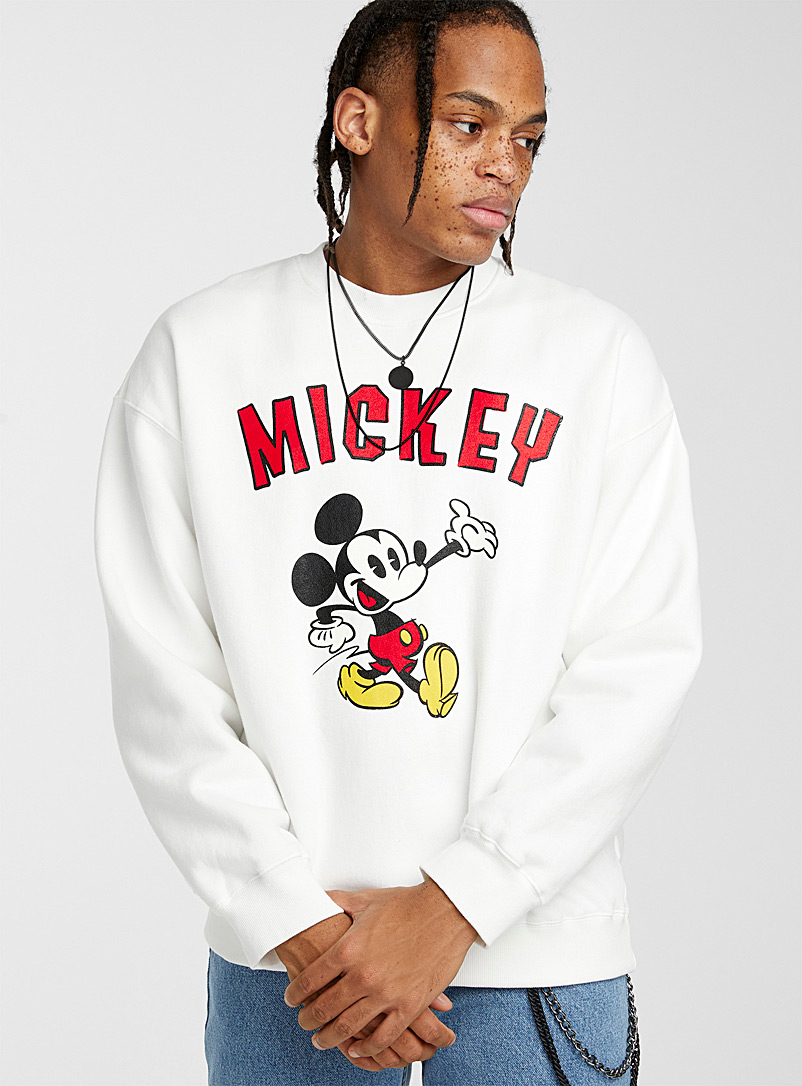 Mickey crew-neck sweatshirt | Djab | Men's Hoodies & Sweatshirts | Simons