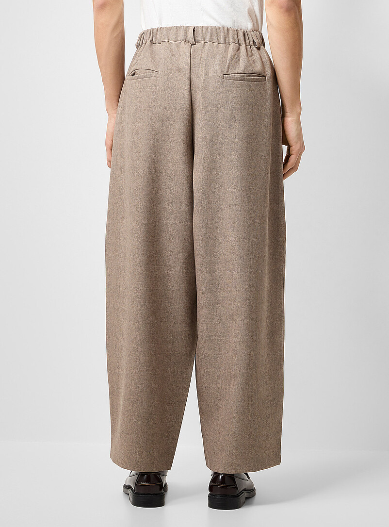 Micro-check pleated barrel pant Imported from Seoul product image 3
