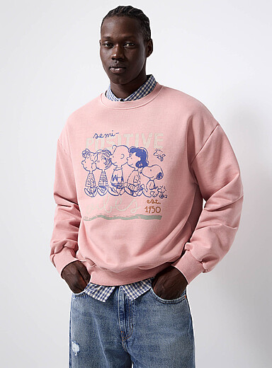 Le sweat la bande Peanuts <b>Importation de S&eacute;oul</b>